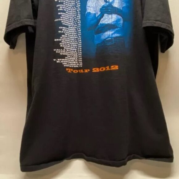 Rodney Atkins Concert T-Shirt Men's Hanes 2XL Black Graphic Logo Tour 2012 GUC - Picture 7 of 11